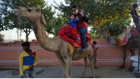 Camel Ride at Jal Mahal Road